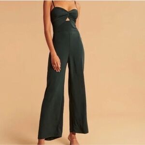 green abercrombie jumpsuit